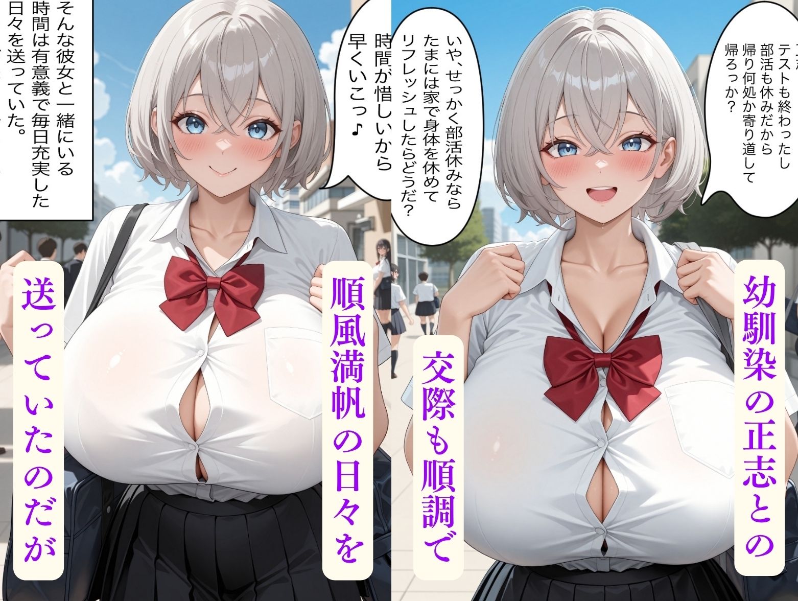 サンプル画像3:爆乳陸上女子寝取られ放課後は変態顧問とSEXトレーニング(（株）zou乳業) [d_644494]