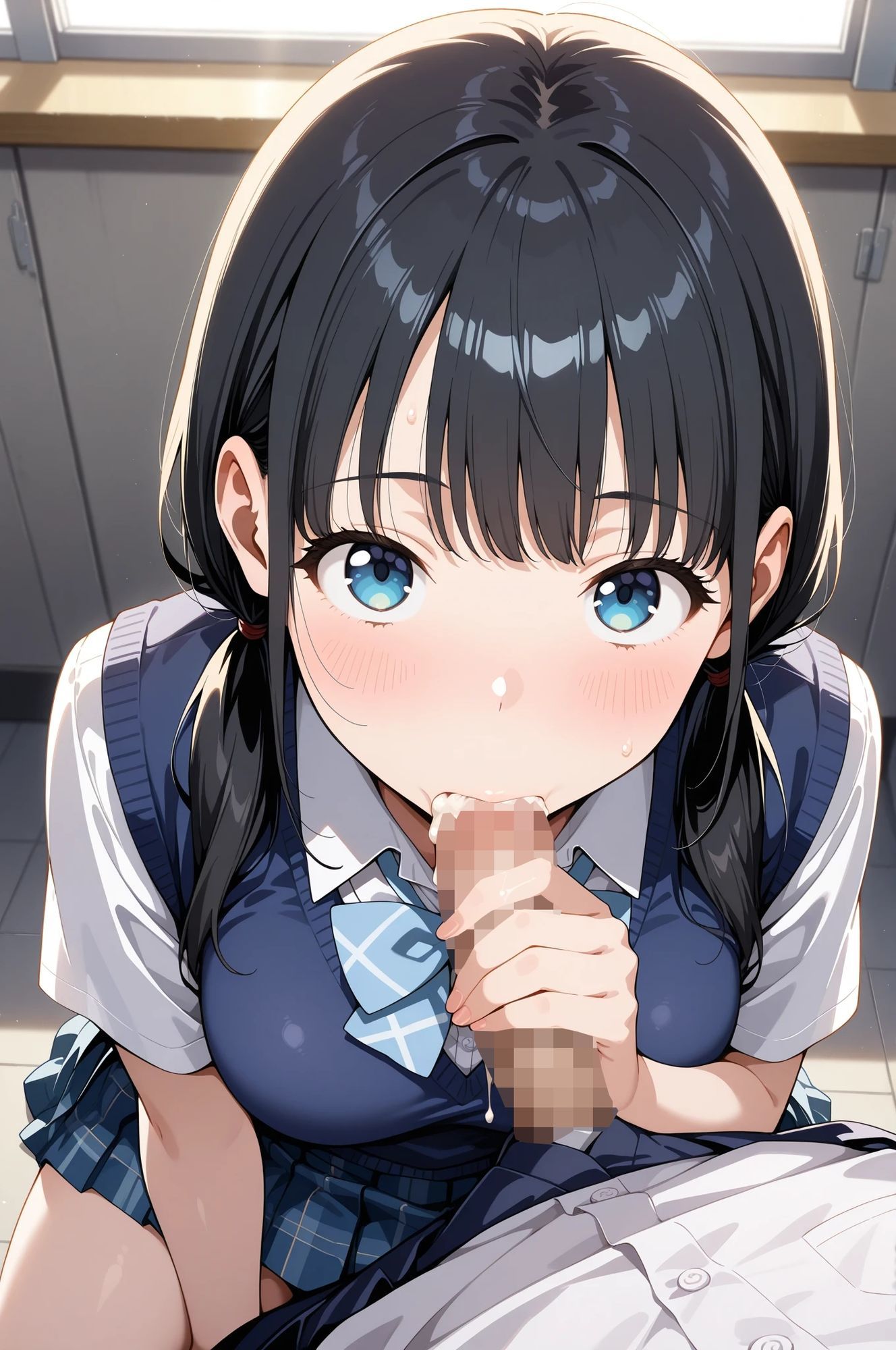 サンプル画像4:クラスメイトが可愛すぎてパンツ盗撮しておかずにしてたらそれ以上の事が起きた(入口500m) [d_644501]