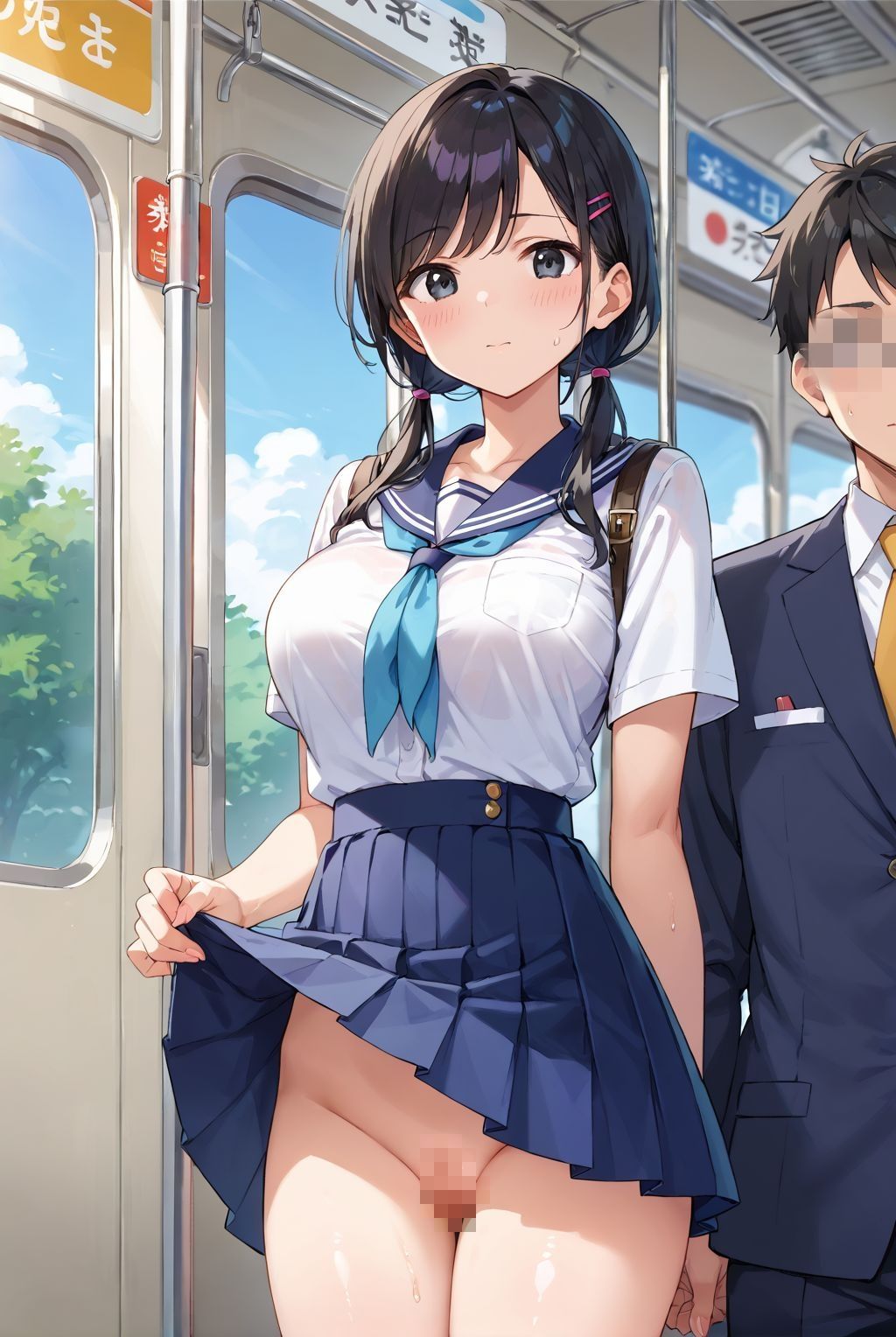 サンプル画像2:毎朝同じ電車に乗るあの子を、俺専用オナホにする方法(堕落の聖域) [d_644530]