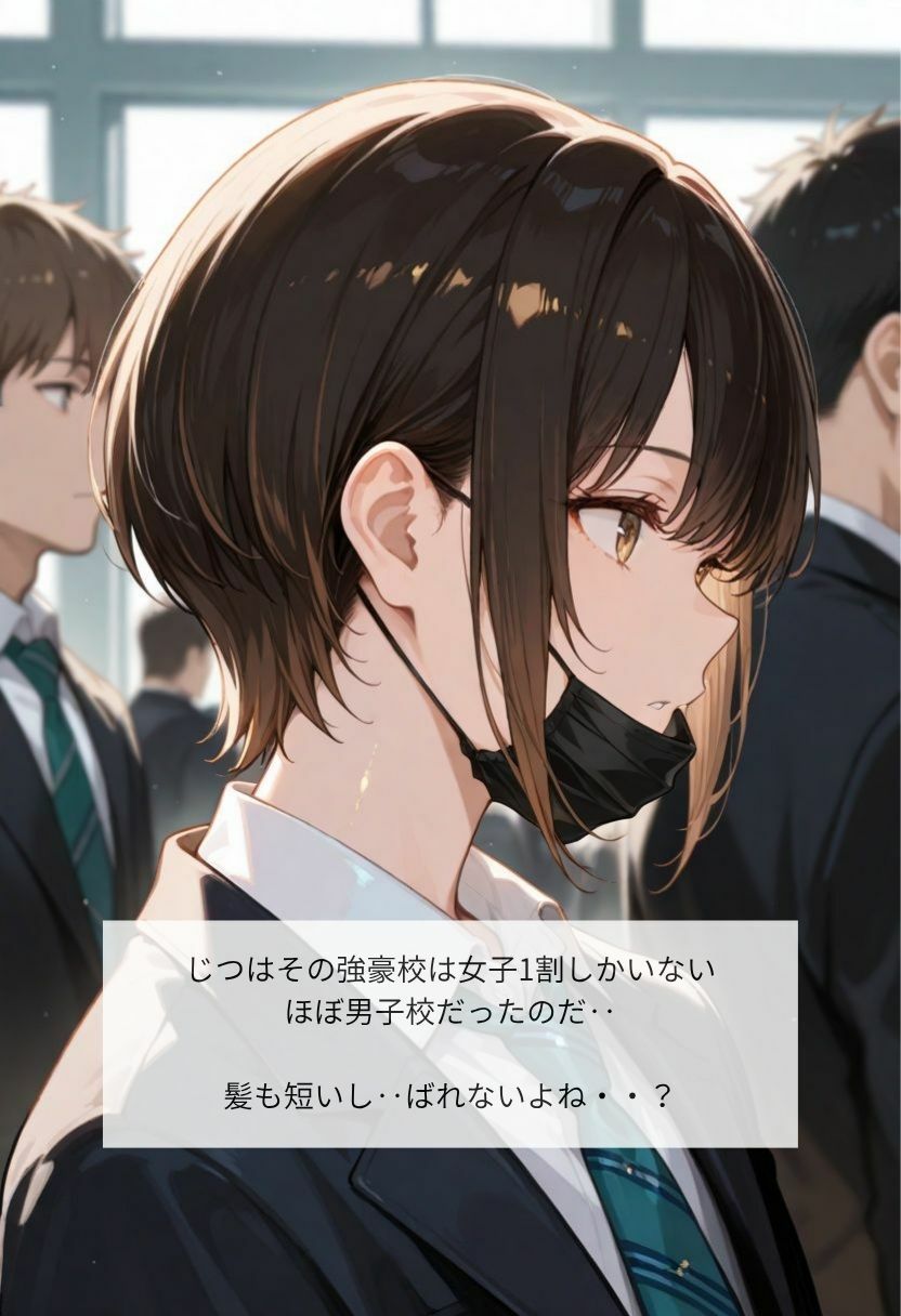 サンプル画像2:男子校潜入  輪〇されました(あんず) [d_644691]