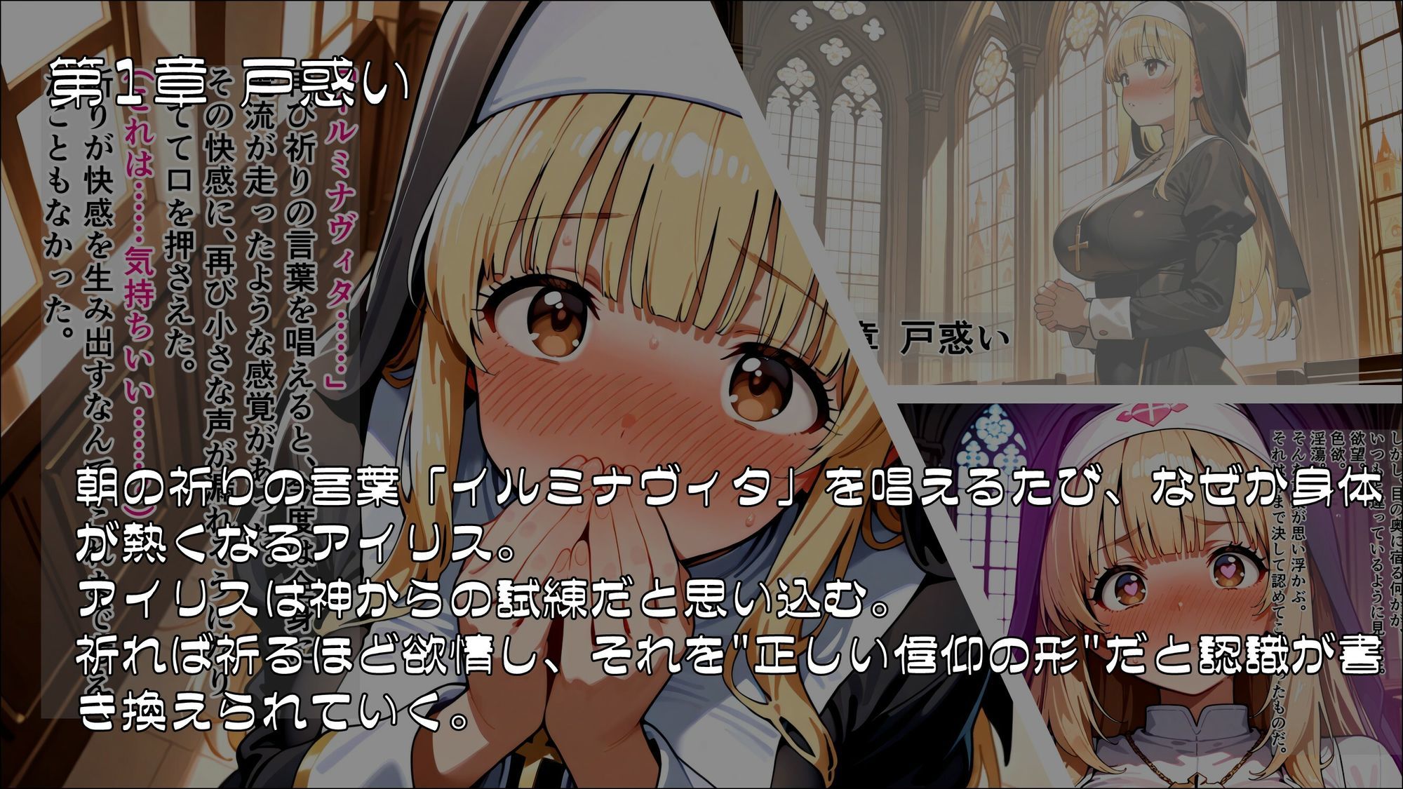 サンプル画像1:背徳の修道院 〜書き換えられた戒律〜(ゆいのまにまに) [d_644787]