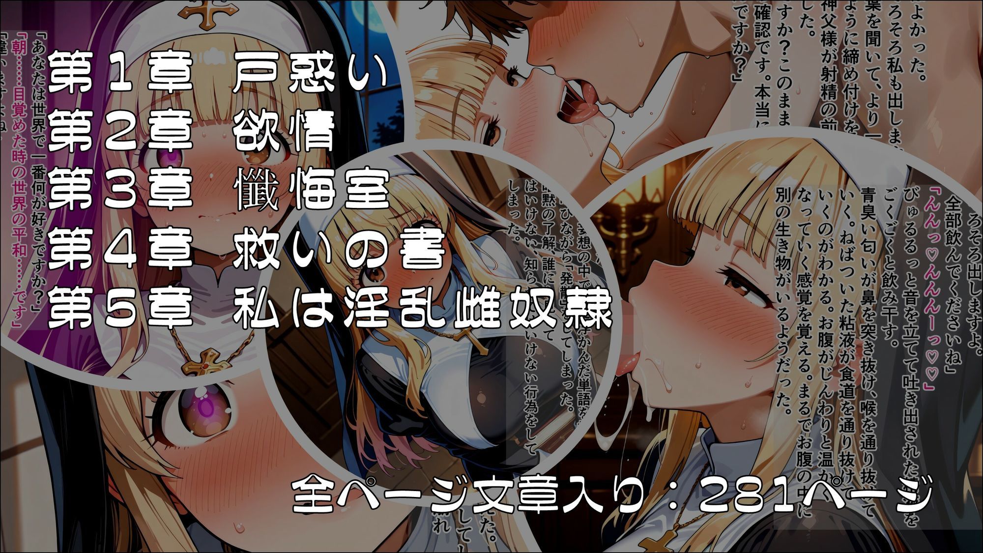 サンプル画像6:背徳の修道院 〜書き換えられた戒律〜(ゆいのまにまに) [d_644787]