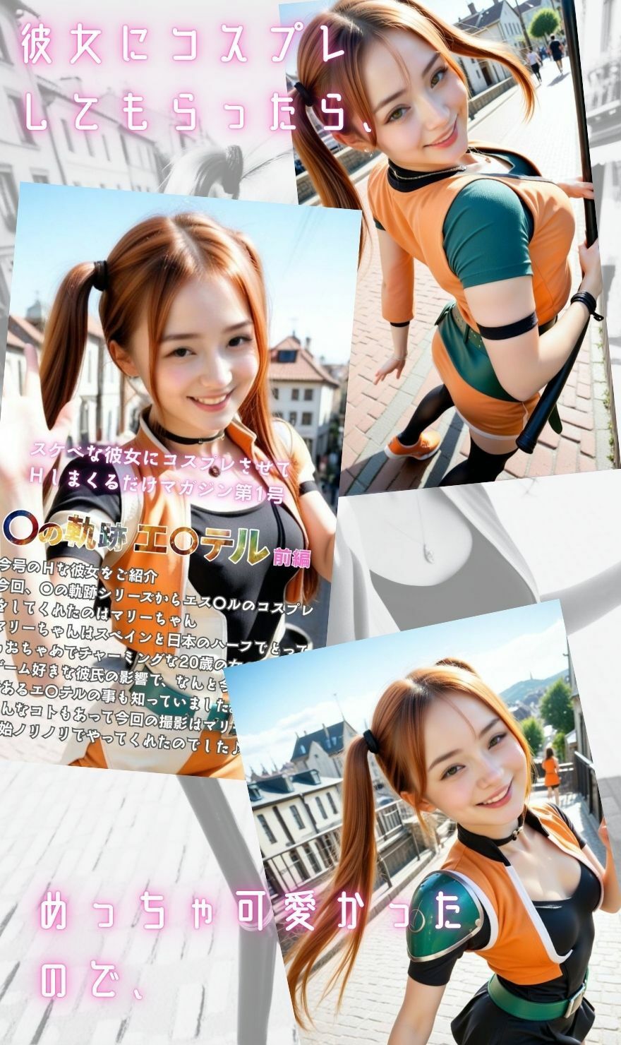 サンプル画像2:スケベな彼女にコスプレさせて、Hしまくるだけの本【〇の軌跡】エ〇テル・ブライト前編(メコ星☆彡) [d_644793]