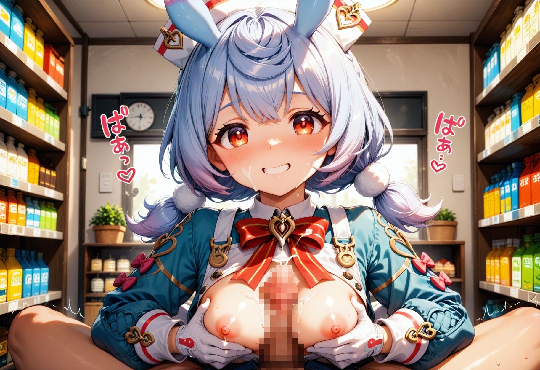 サンプル画像5:【FANZA限定】孕神-HARAGAMI IMPACT-  搾精ビッチ倶楽部(xxxprompt) [d_644889]