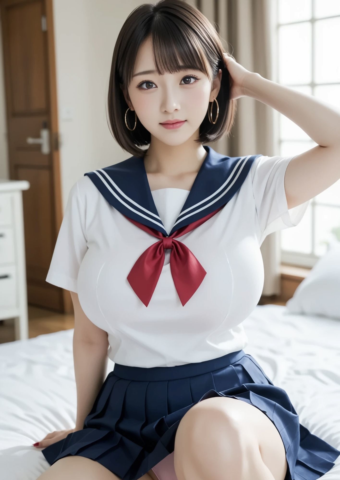 今日だけ！セーラー服っ！！艶島スミレ 画像2