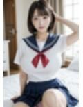 今日だけ！セーラー服っ！！艶島スミレ