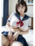 今日だけ！セーラー服っ！！艶島スミレ