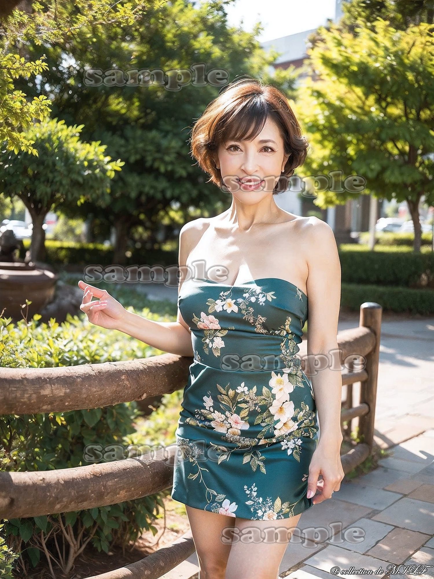 サンプル画像3:【AIグラビア】熟女60人の笑顔(熟女コレクション) [d_644913]