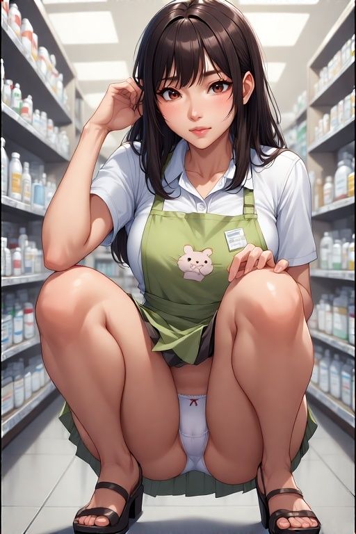 ドラッグストア幼馴染再会パンチラ画像集 画像3