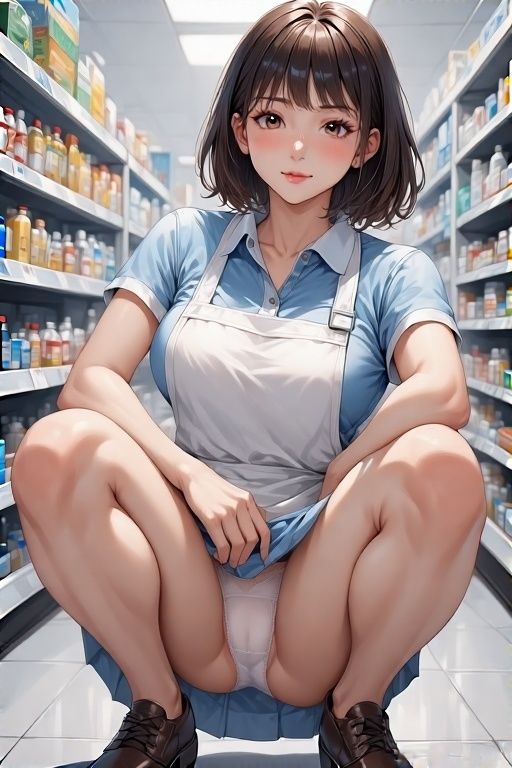 ドラッグストア幼馴染再会パンチラ画像集 画像4