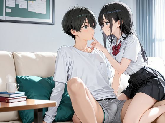 サンプル画像2:先輩の家で超絶絶頂(SS71) [d_645085]