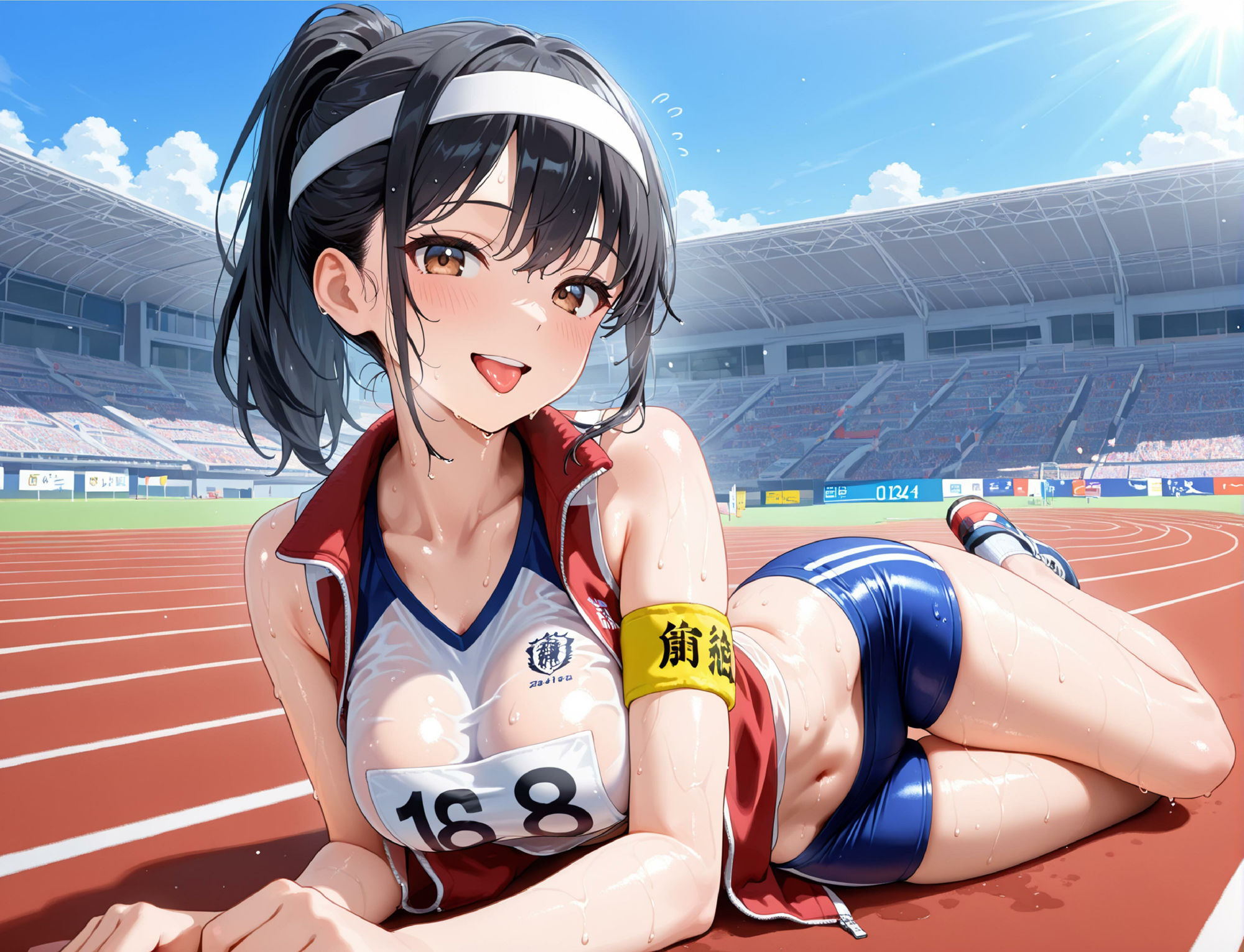 性欲学園 ヤリマン陸上部編 〜ユニフォーム姿の女の子と乱行セックス大会！〜 あいびーくらぶ エロ画像6