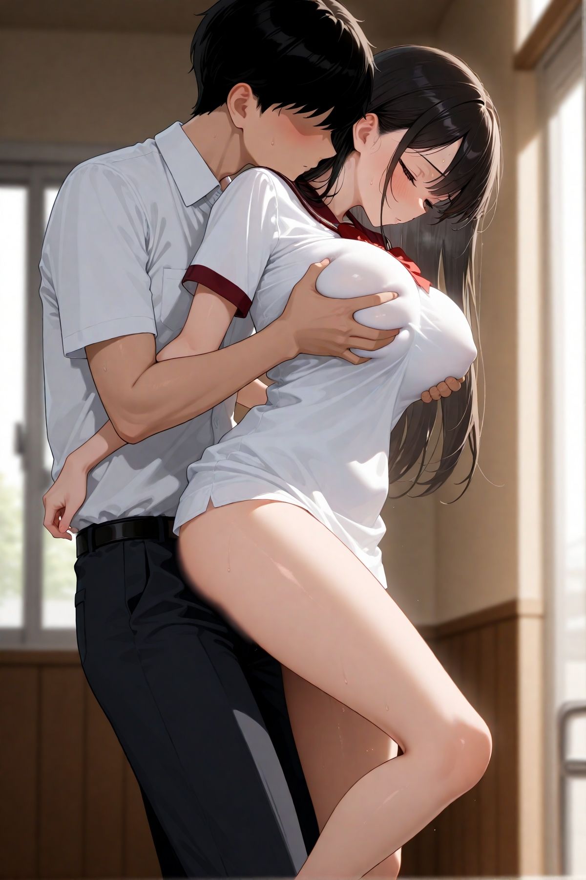 サンプル画像2:中出し種付け〜いっぱい出して〜女子校生(あまあま聖香) [d_645107]