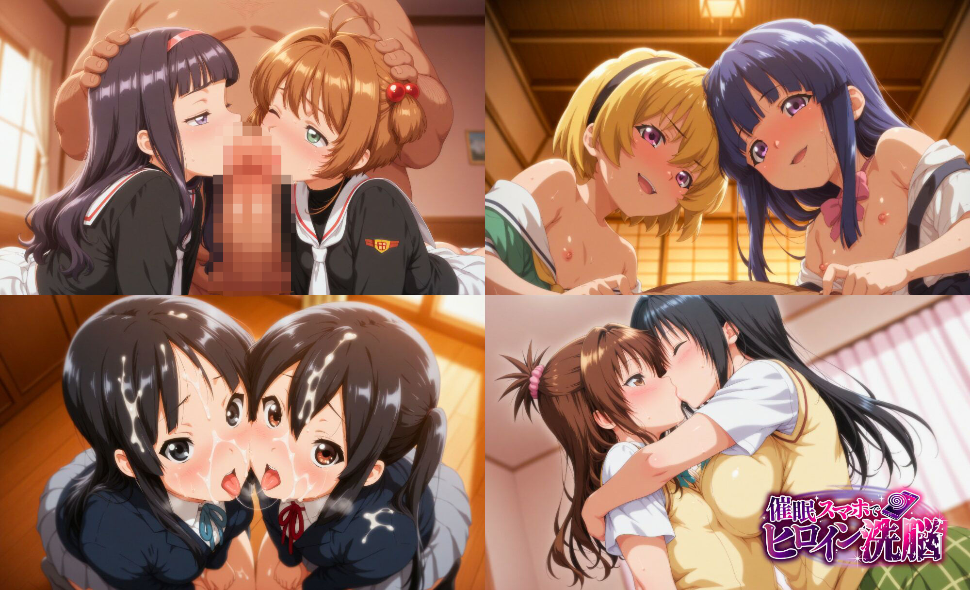 サンプル画像5:催○スマホでヒロイン洗脳 ＃01 -アニメヒロイン妊娠堕ちコレクション-(にじはら研) [d_645148]