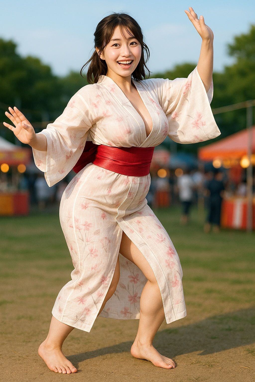 浴衣の女性達 画像5