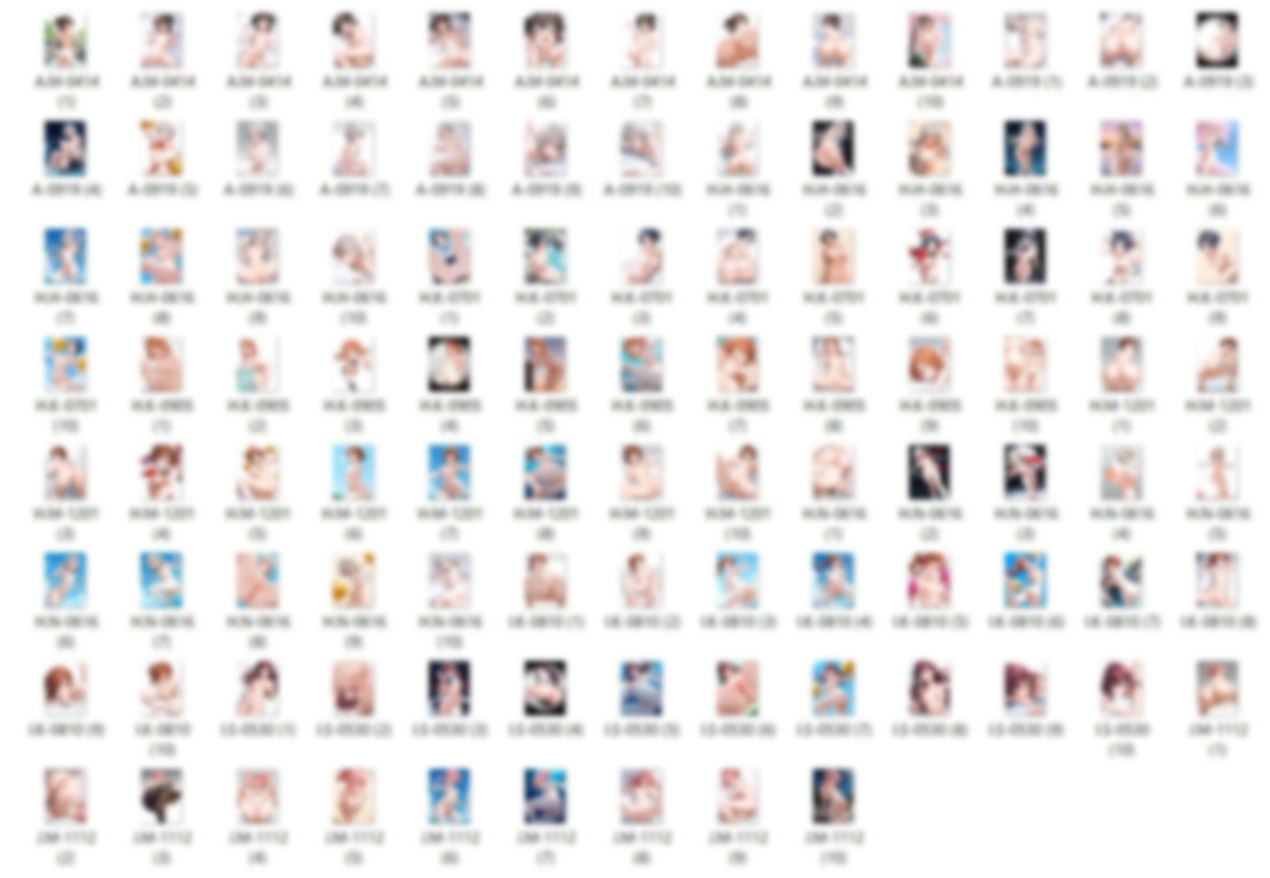 サンプル画像3:【R18-Normal】41キャラ イラストまとめ ＋ 34人背の順イラスト〜全裸Version〜(今夜のおかず) [d_645503]