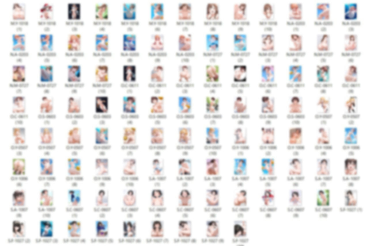 サンプル画像5:【R18-Normal】41キャラ イラストまとめ ＋ 34人背の順イラスト〜全裸Version〜(今夜のおかず) [d_645503]