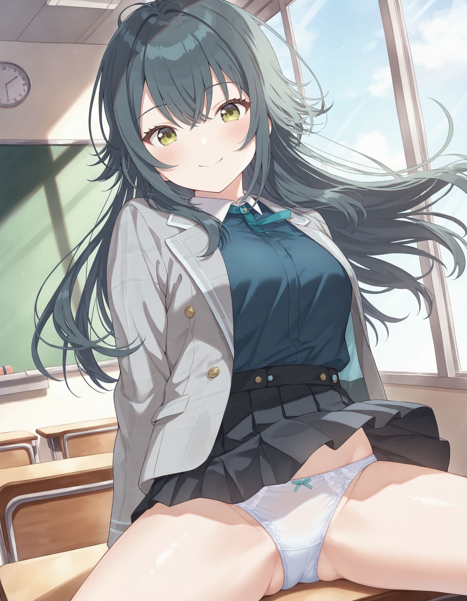 サンプル画像1:月〇手毬のパンチラ〜制服編〜(D.P.H.) [d_645514]