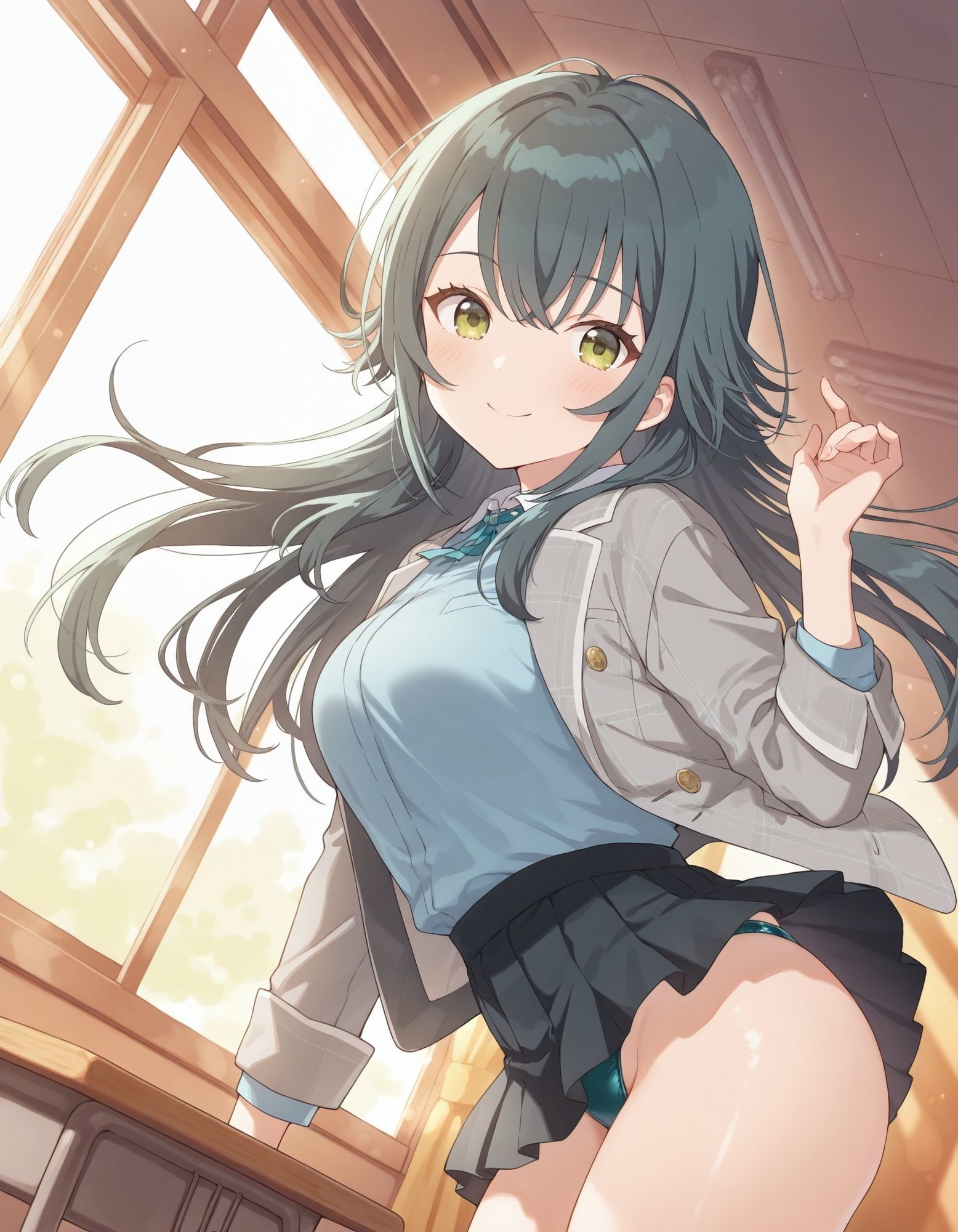 月〇手毬のパンチラ〜制服編〜 画像2