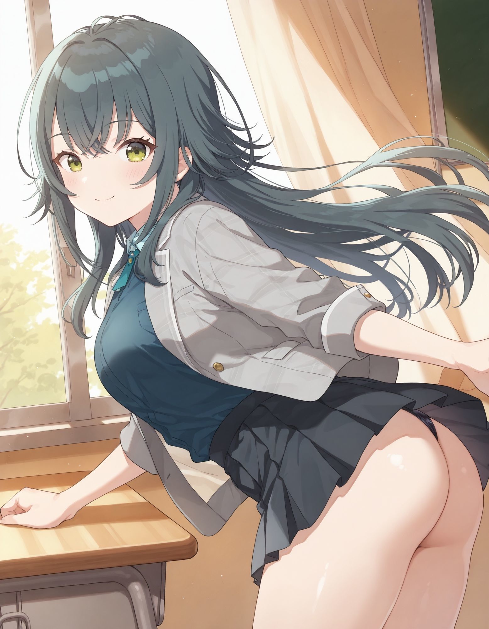 サンプル画像5:月〇手毬のパンチラ〜制服編〜(D.P.H.) [d_645514]