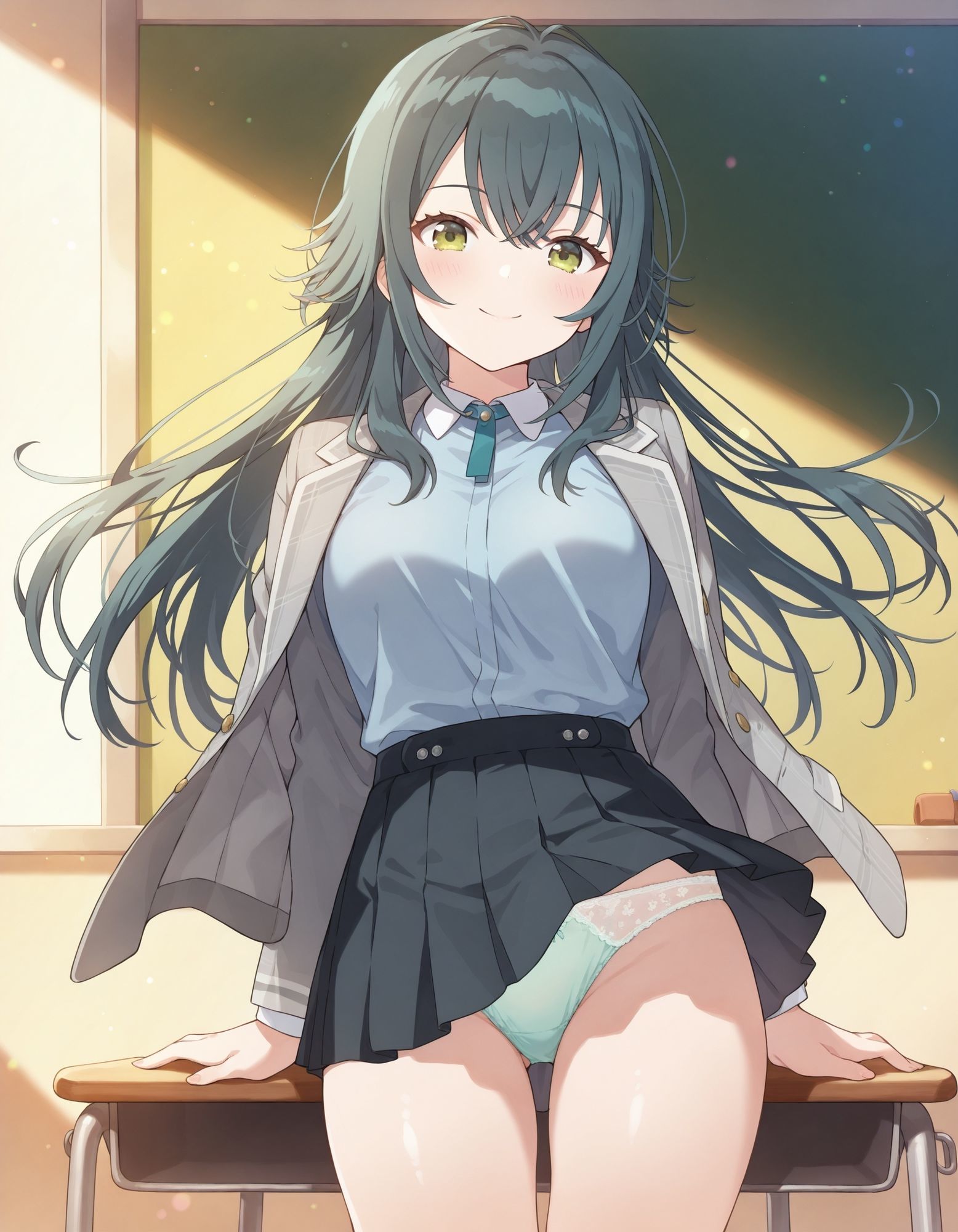 サンプル画像6:月〇手毬のパンチラ〜制服編〜(D.P.H.) [d_645514]