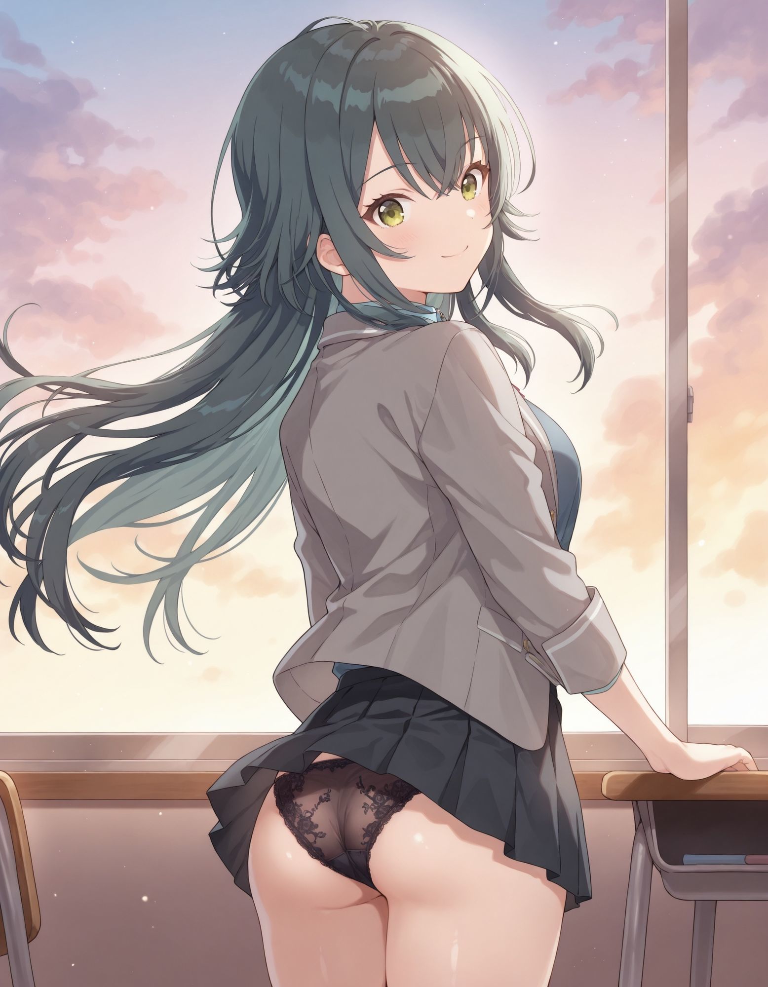 月〇手毬のパンチラ〜制服編〜 画像8