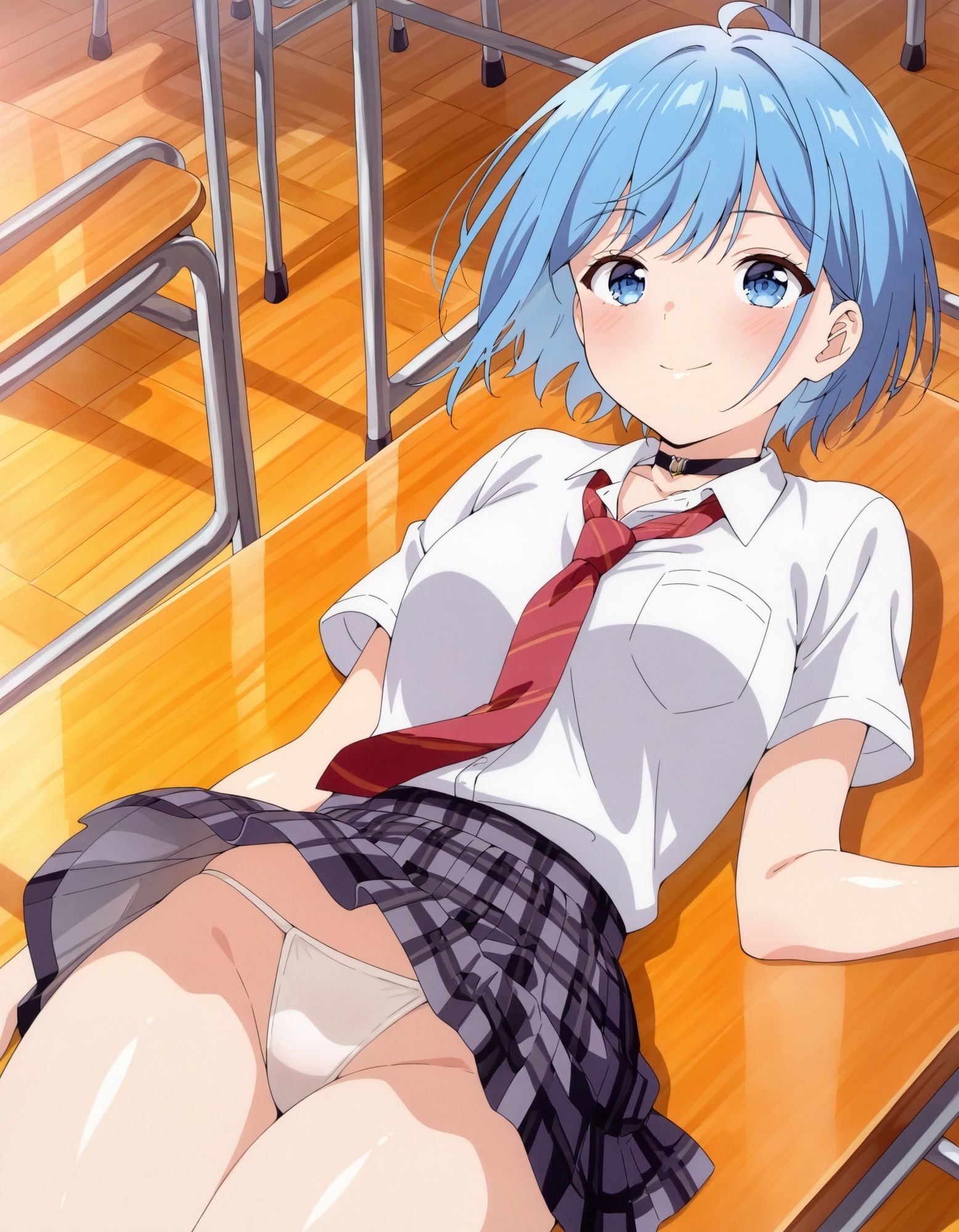 犬〇日葵のパンチラ〜制服編〜 画像1