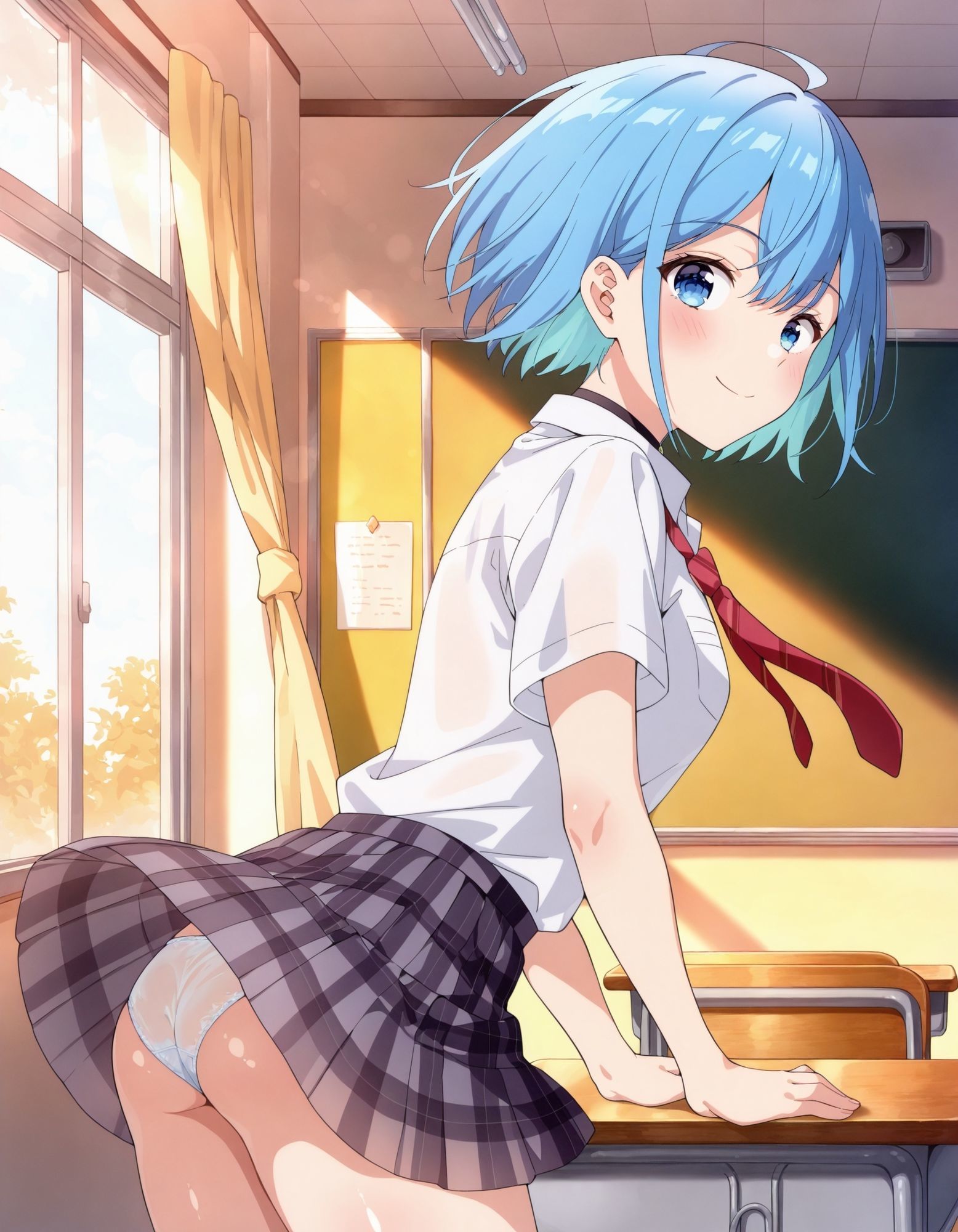 犬〇日葵のパンチラ〜制服編〜 画像4