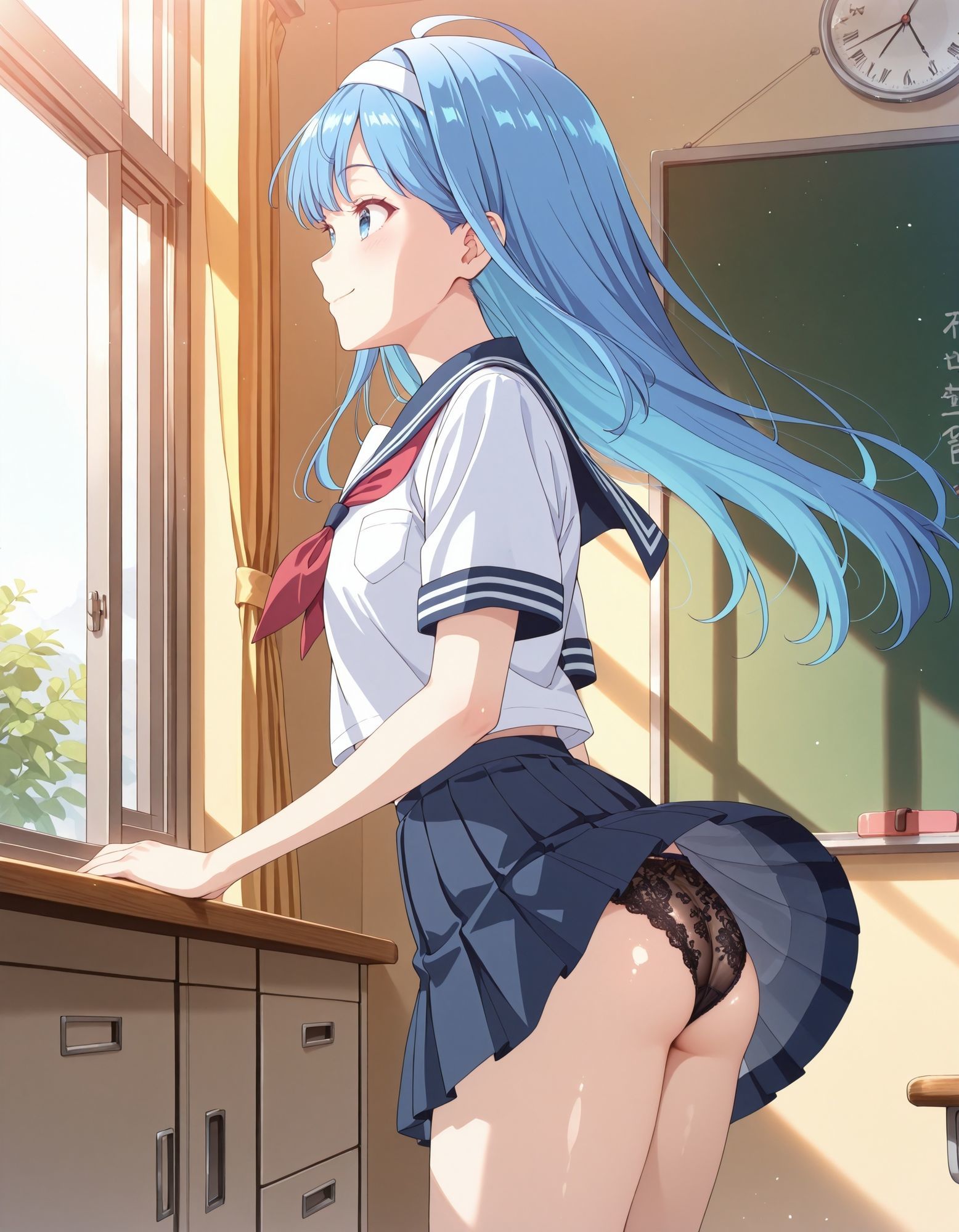 犬〇日葵のパンチラ〜セーラー編〜 画像7