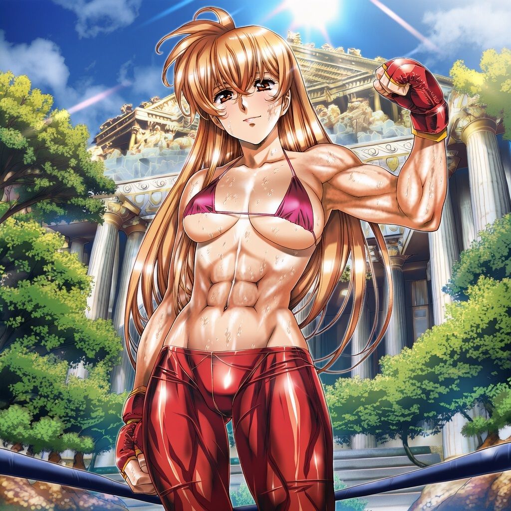 サンプル画像2:神殿のレスラー達(cvhiryuu) [d_645536]