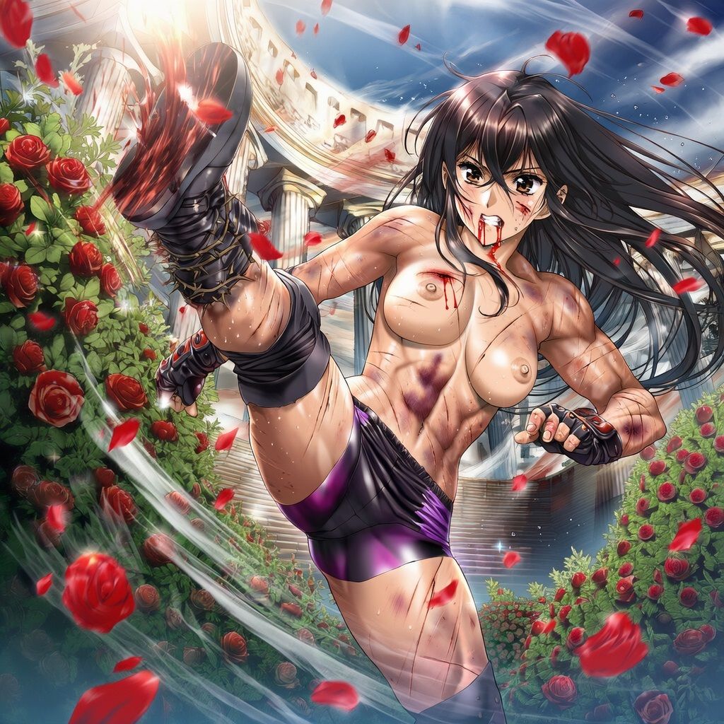 サンプル画像5:神殿のレスラー達(cvhiryuu) [d_645536]