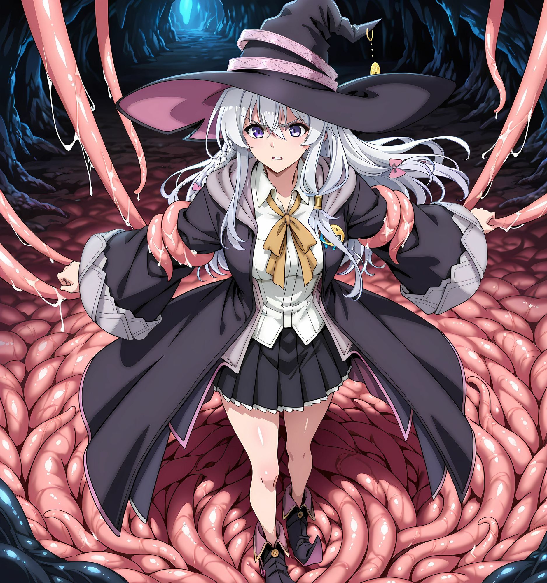 サンプル画像3:魔女洗脳丸呑み悪堕ち〜淫魔化ドスケベ交尾〜(ochiruevil) [d_645650]