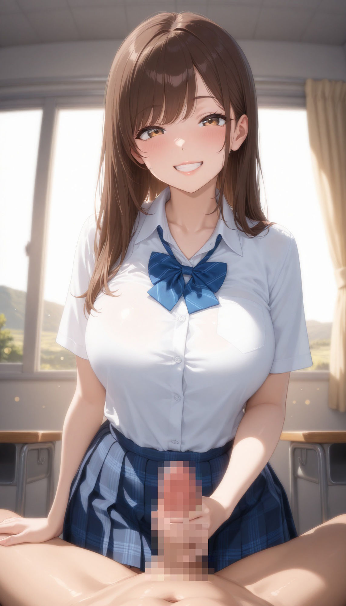 サンプル画像1:爆乳性奴●〜女子校生、カラダでしつけられる〜(ギュウギュウファクトリー) [d_645657]