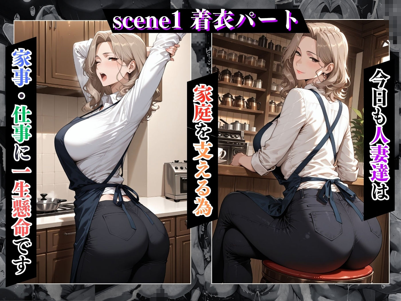 サンプル画像4:肉感人妻種付け〜愛想良いカフェ店員を背徳感じる中出しセックス〜(ワーテルLab) [d_645682]