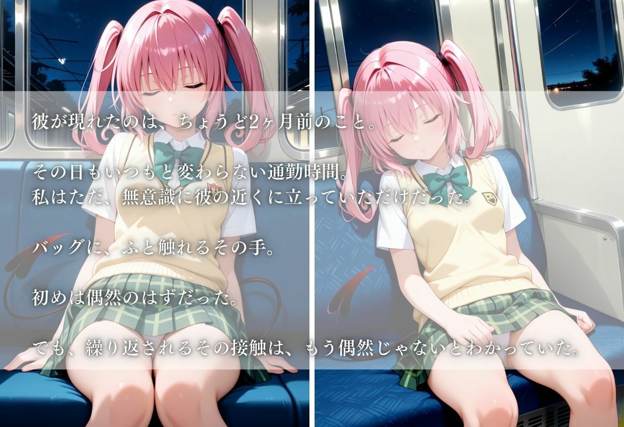 サンプル画像2:電車痴●され、妊娠した件〜ナナ・アスタ・デビルーク編〜(REBASE26) [d_645882]