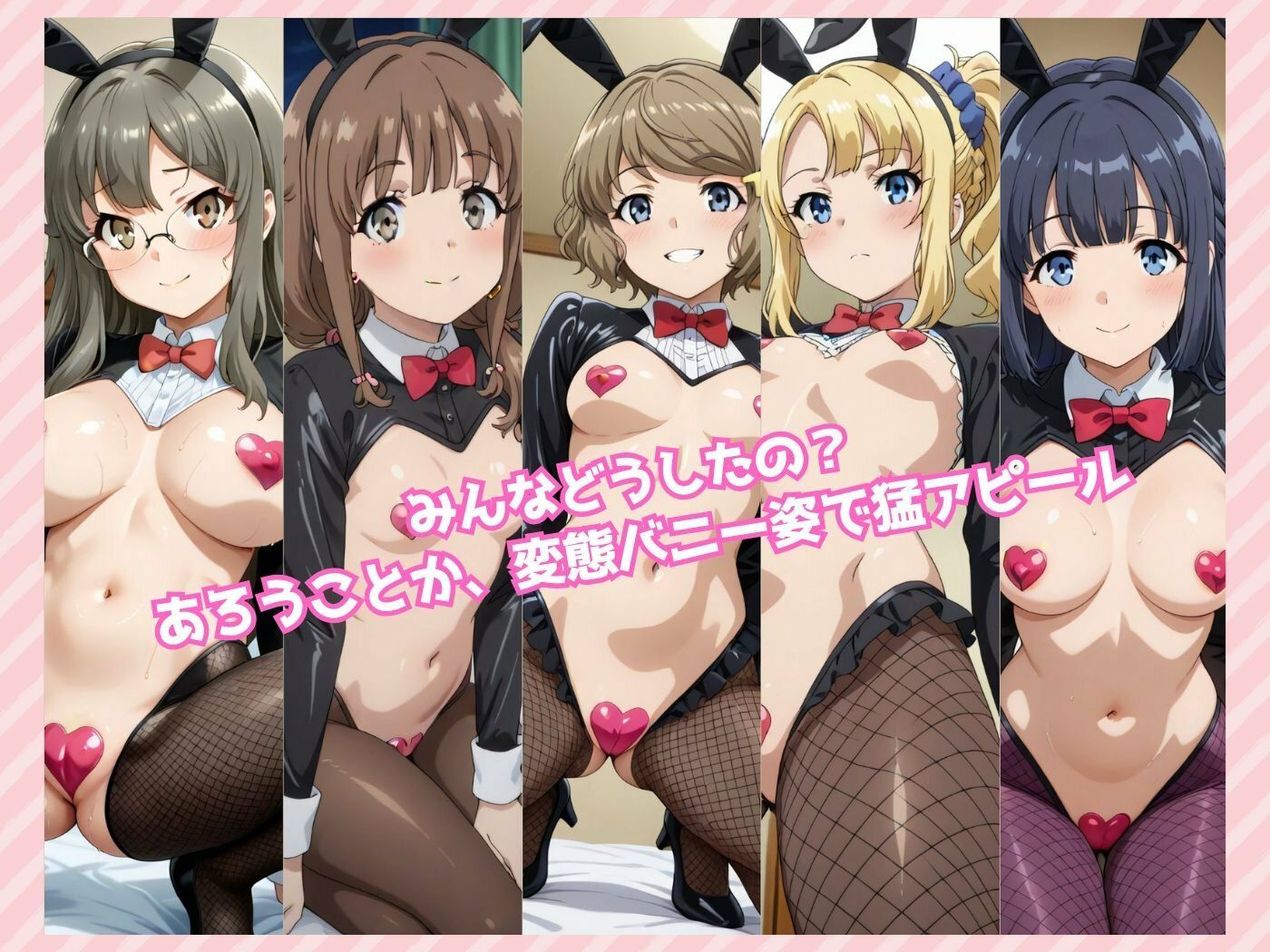青〇タ巨乳バニー―欲望の夢・バストも理性も限界突破！ 画像1