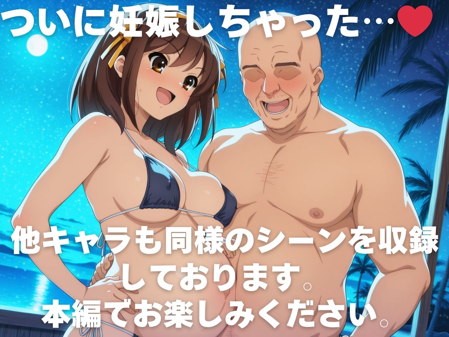 全員孕ませ俺の嫁  涼●ハルヒの憂鬱〜 水着編 〜 種付けオジサンに寝取られたオンナたち 画像10