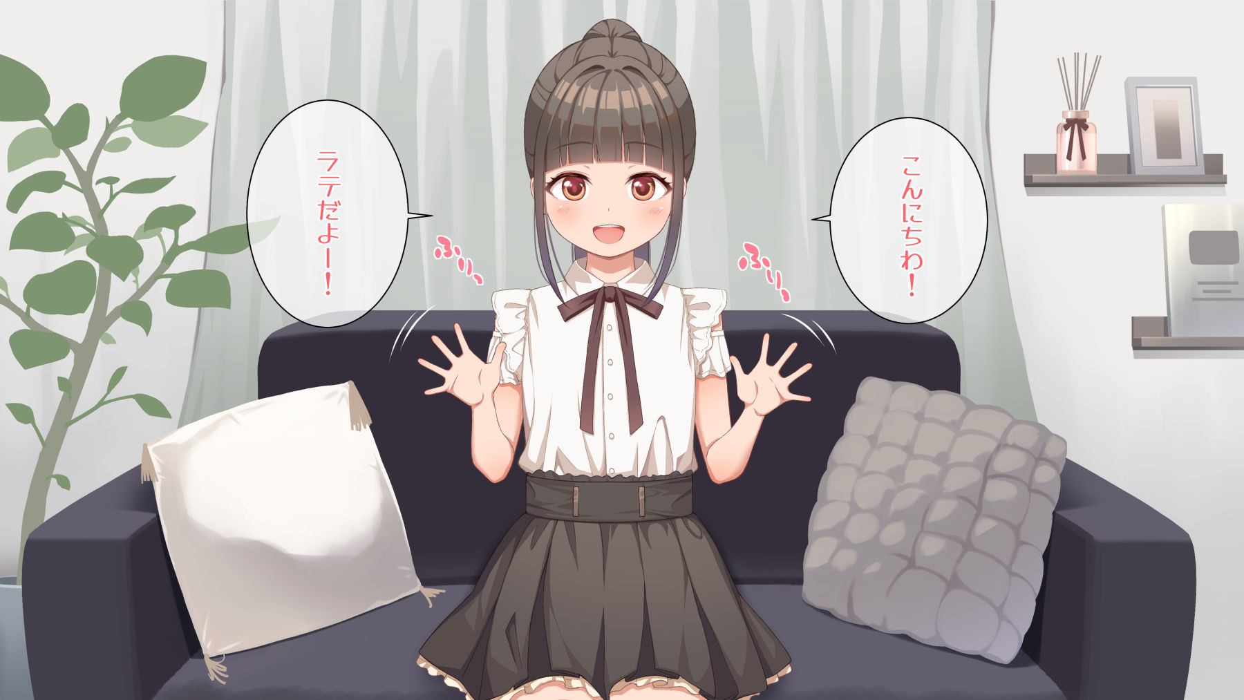 サンプル画像1:【7回出た】ラテの普段のオナニー撮影してみた！(なんとかなるなる。) [d_645991]