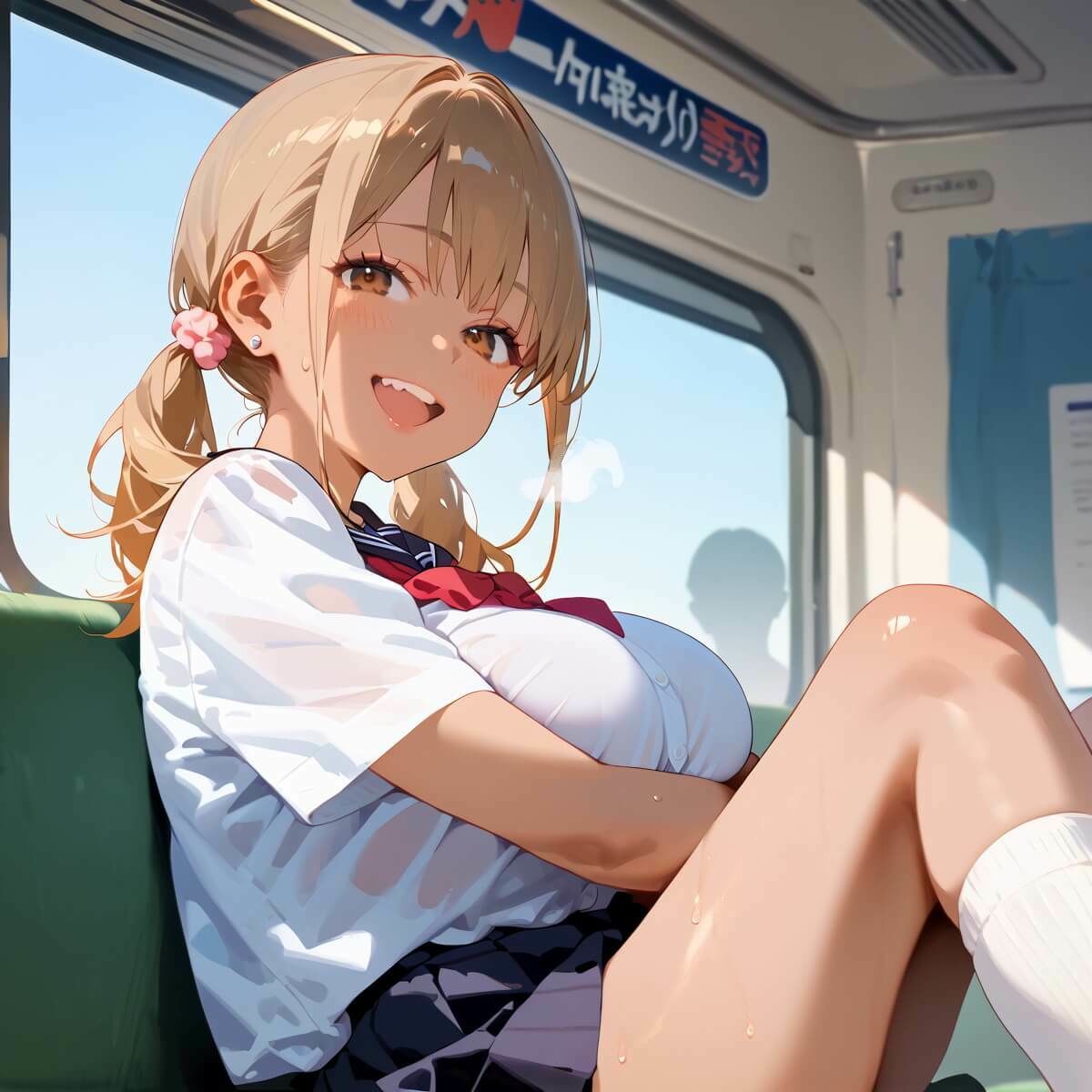 サンプル画像3:ギャルだらけの最強！満員電車！3・190枚(ミステリと喫茶店) [d_645999]