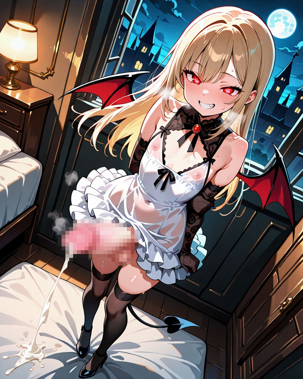 ナマイキふたなりメス〇キばんぷ 全部絞ってカーミラちゃん サンプル画像 2