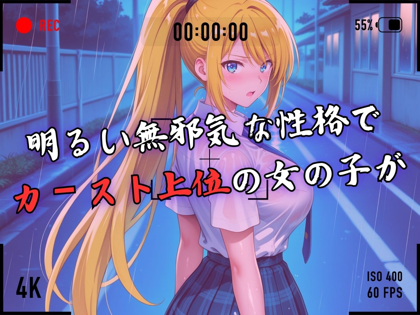 【4Kイラスト】1万3000人の生徒を抱いた校長による白石絵里への性指導(雨宿り編) 画像3