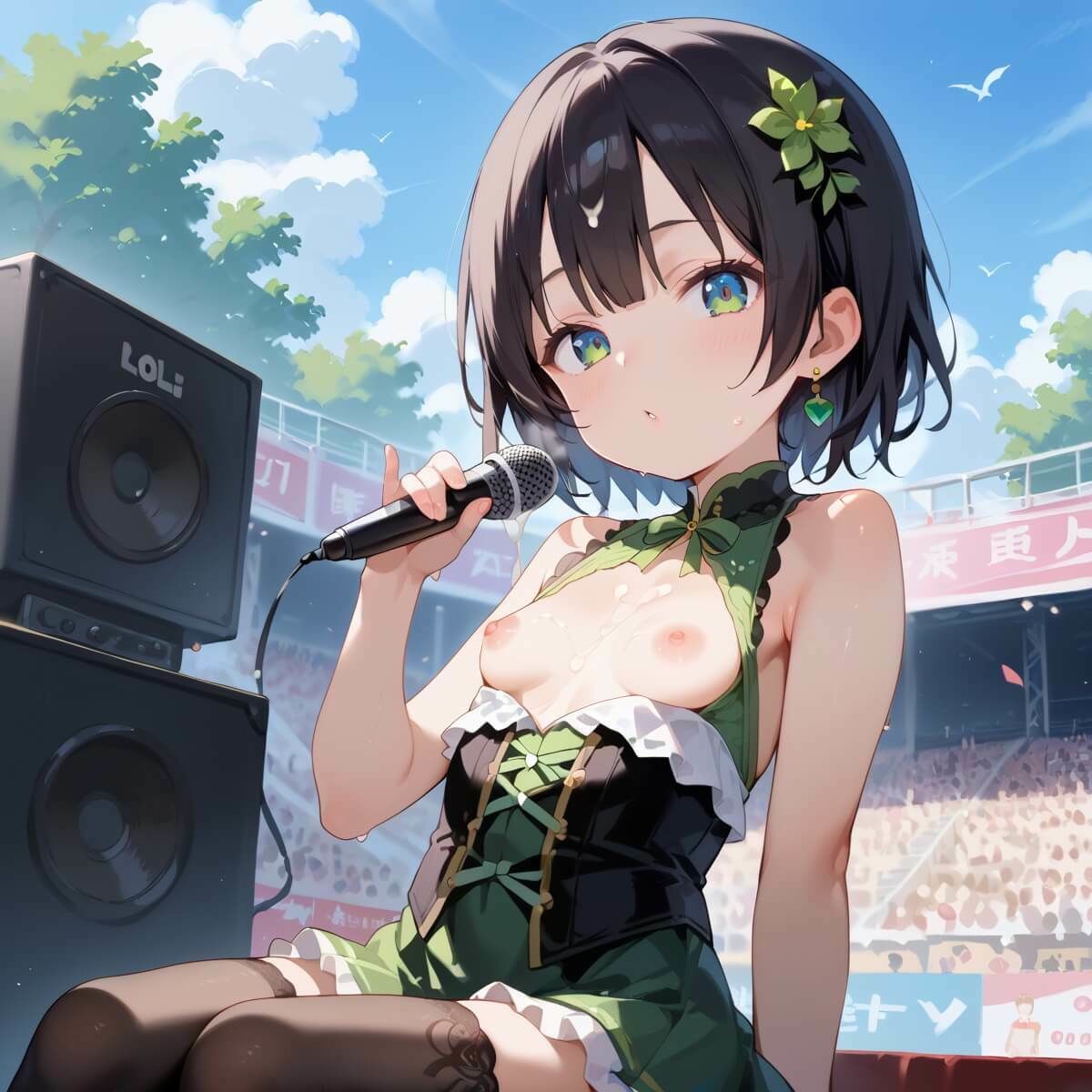 ちっぱいアイドルエッチすぎるファンサ2★230枚 サンプル画像 5