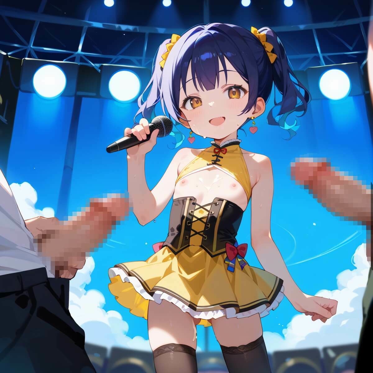 ちっぱいアイドルエッチすぎるファンサ2★230枚 サンプル画像 10