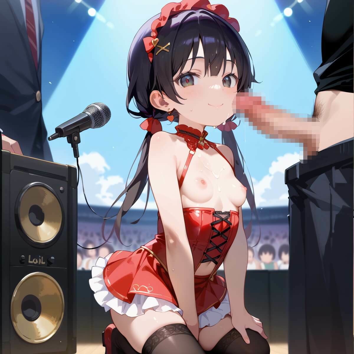 ちっぱいアイドルエッチすぎるファンサ6★230枚 サンプル画像 2
