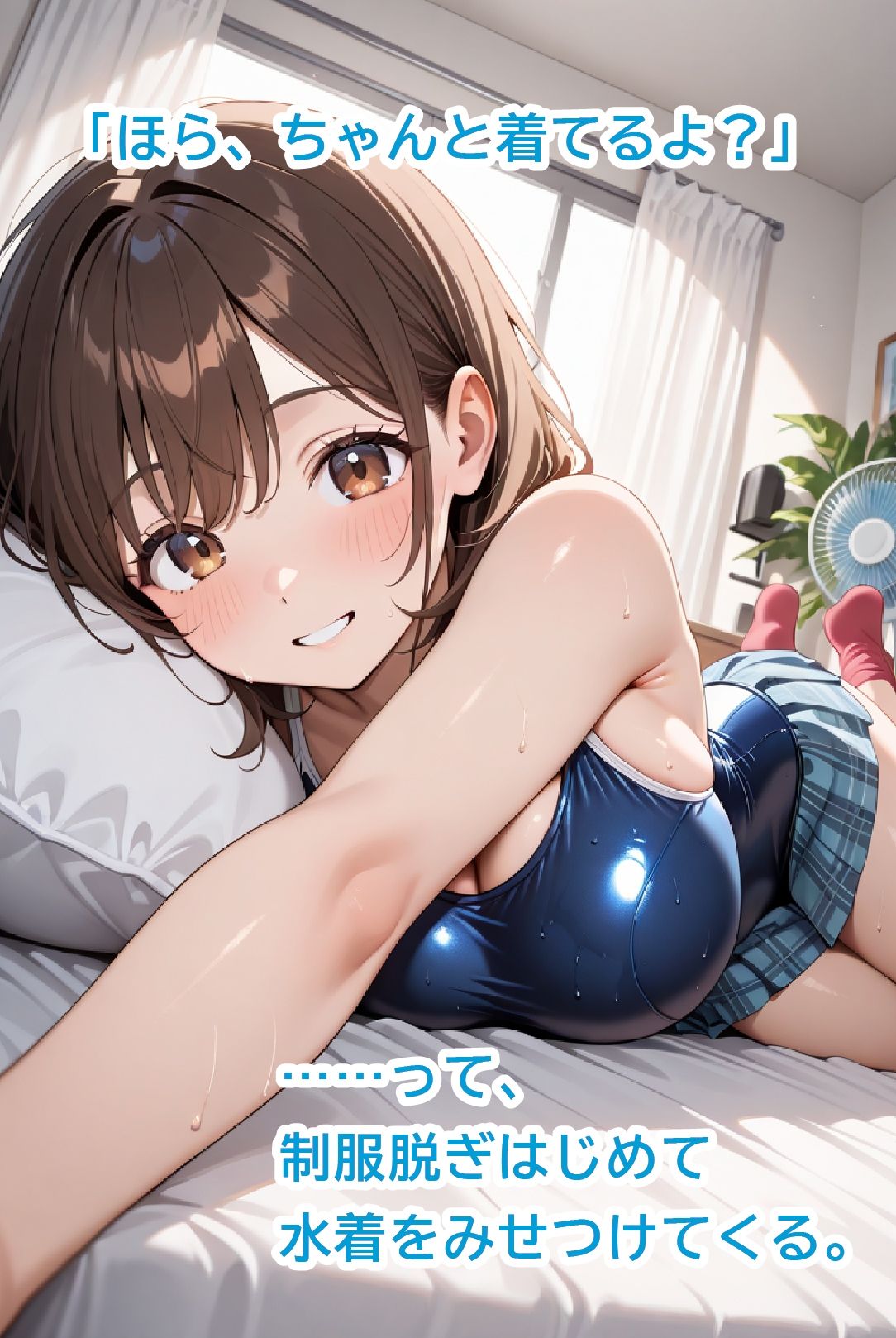 サンプル画像2:スク水妹に中出し中(あなたを満たします) [d_646225]