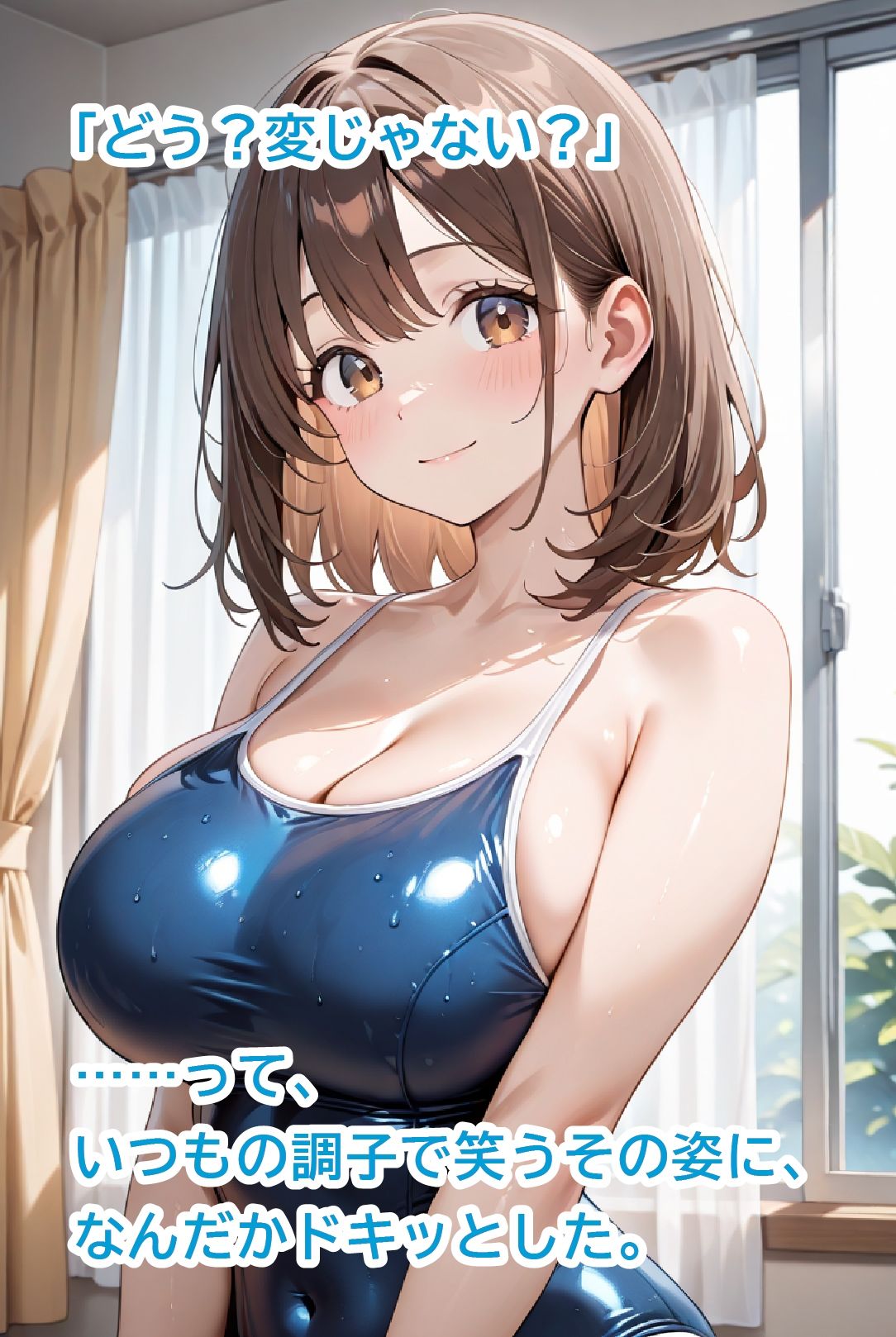 サンプル画像3:スク水妹に中出し中(あなたを満たします) [d_646225]