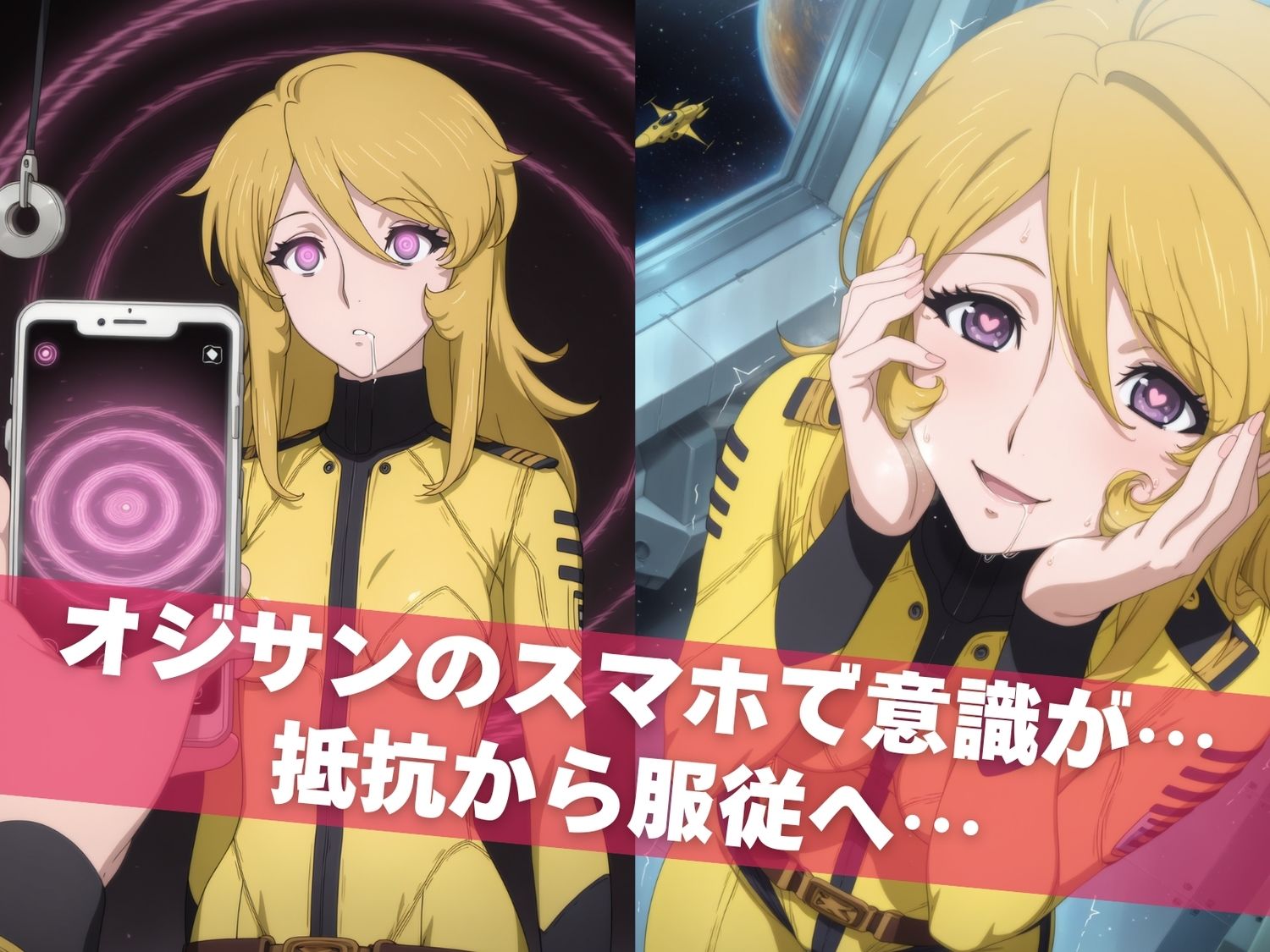 サンプル画像5:オナニー覗かれ寝取られて  宇宙戦艦ヤ●ト 〜 宇宙編 〜 おじさんに暴かれた秘密(既読スルーのその後で) [d_646308]