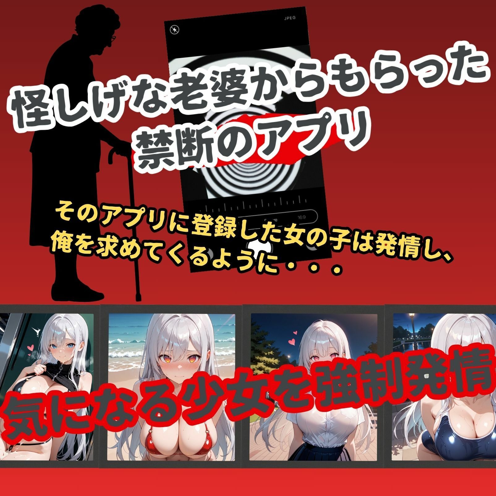 サンプル画像1:女子校生催●即堕ち〜上坂ありさ編〜(チクワとまんじゅう) [d_646315]