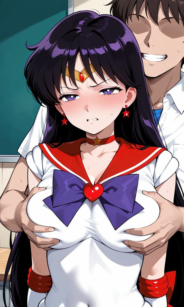 サンプル画像4:正体がバレて同級生に犯●れるセーラー●ーム5人組(人工智楽団) [d_646382]