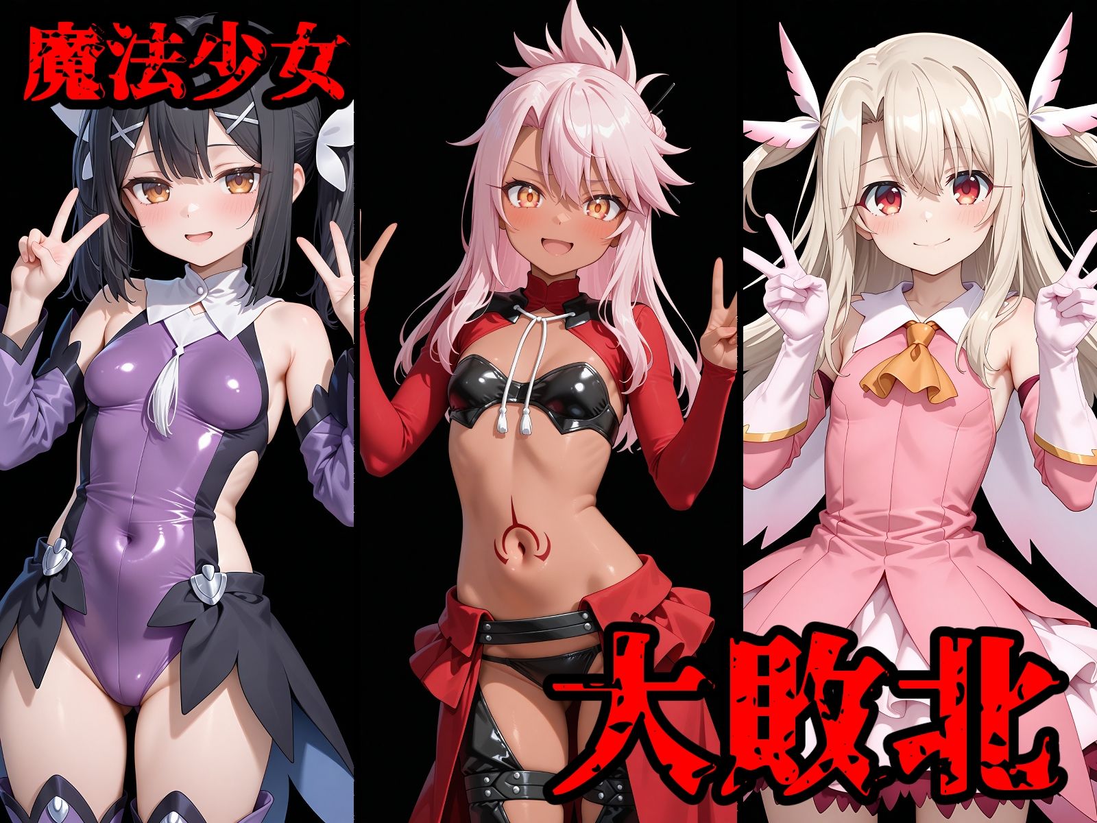 サンプル画像1:完全敗北ヒロインズ イ○ヤ ク○エ 美○ 屈服するまでが魔法少女だ(敗北ヒロインズ) [d_646437]